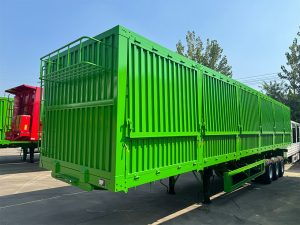 Three-Axle Mechanical Suspension Of Side-Tipping Dump Semi-Trailer