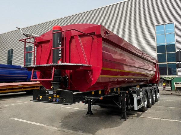 Cross-Border U-Shaped Rear-Tipping Dump Semi-Trailer